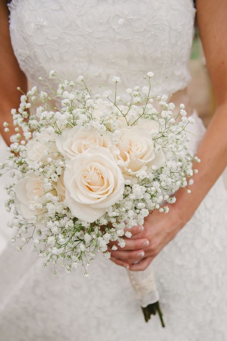 Ramo de Novia 12 Rosa Blanca